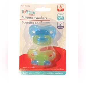 TOOTSIE BABY Silicone Pacifiers